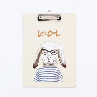 Kantoor w dier recht board clip spalk Kawaii klembord contract clip boek A4 Plastic Map: 1