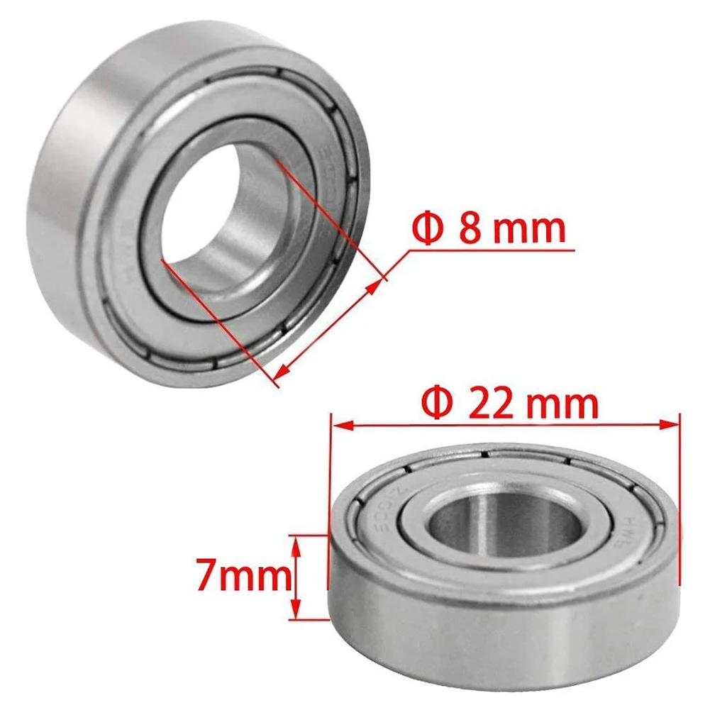 Kugellager 688zz 608zz 623zz 626zz 685zz 607zz Miniatur Lagerbier mit tiefer Mutter für Skateboard-Rolle-3D-Druckerlager