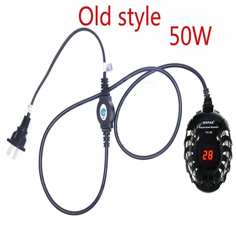 mini grzałka akwariowa grzałka robić akwarium termostat regulowana temperatura 25w 50w 100w grzałka dla żółwia bezpieczna grzałka robić zbiornika ﻿: czarny