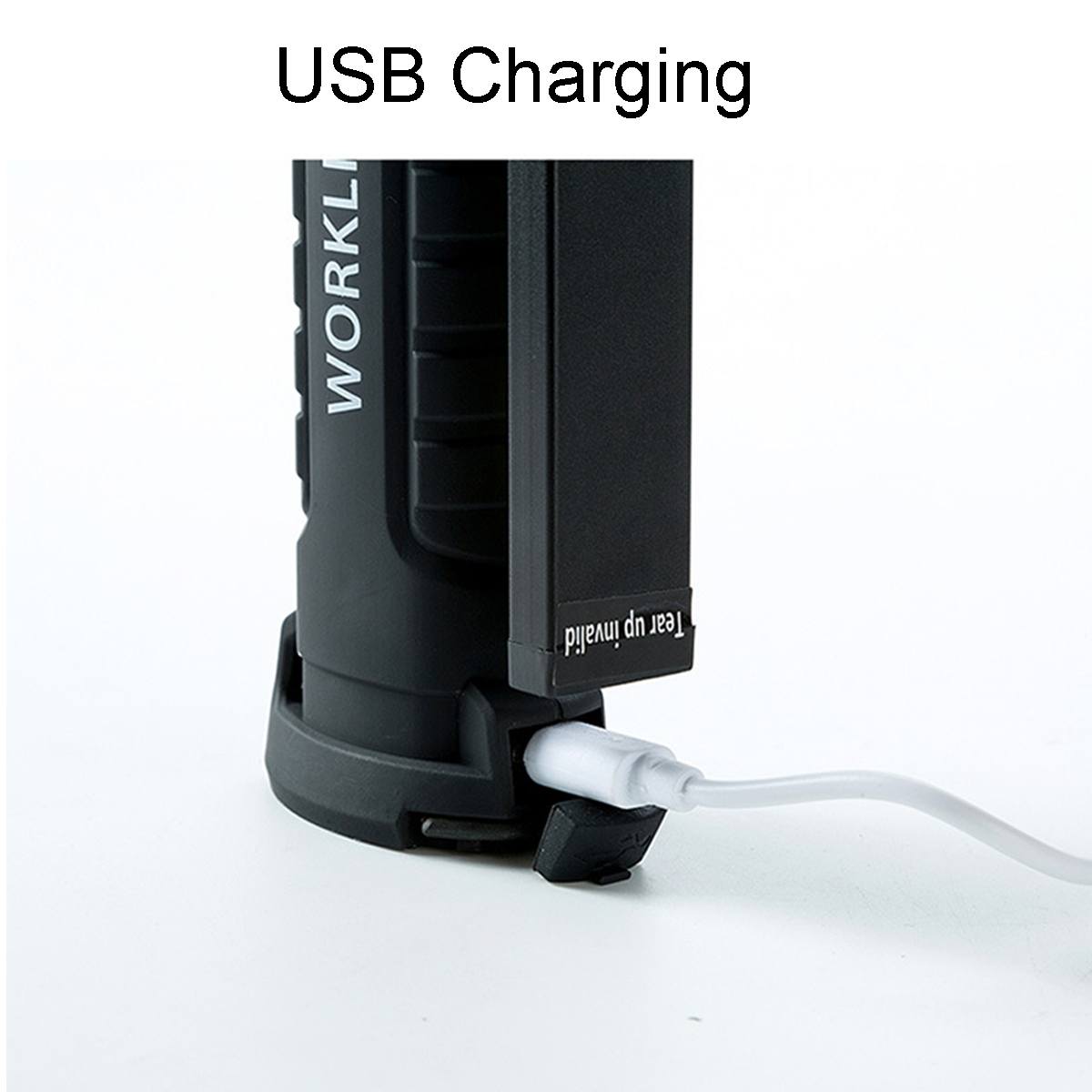 5 standen draagbare cob led zaklamp magnetische zaklamp batterij werklamp inspectielamp voor buiten kamperen werkende autoverlichting