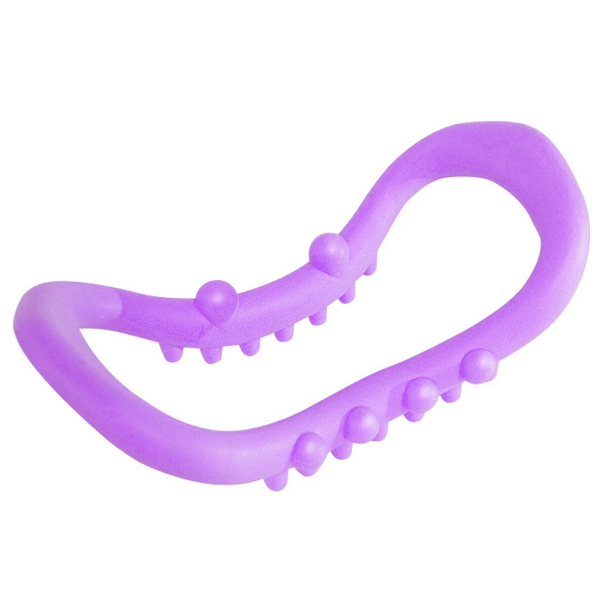 Yoga Ring - Pilates Bodybuilding Exercise - Fascia Massage Workout Tool: Violet