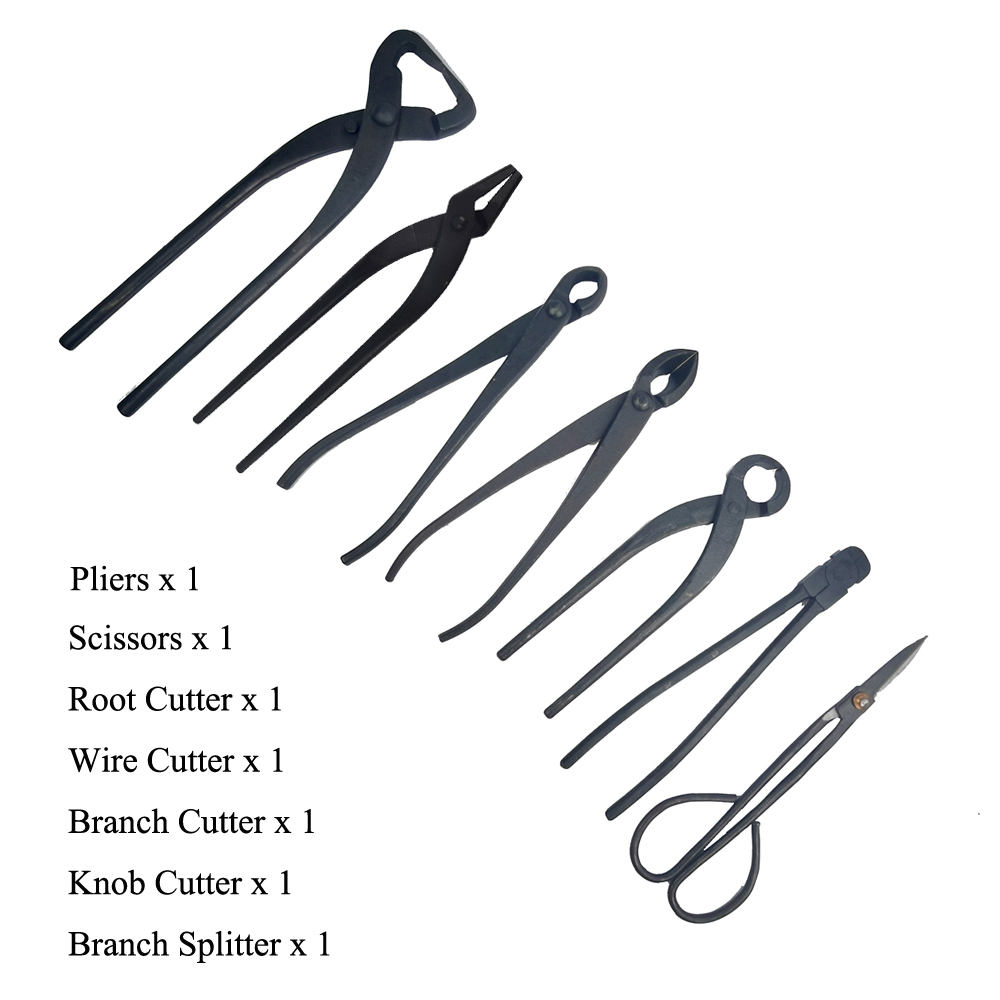 Juego de Herramientas para bonsái, Kit de tijeras de corte extensivo para poda de jardín, herramientas de estilismo para bonsái, 2/3/4/5/6 piezas