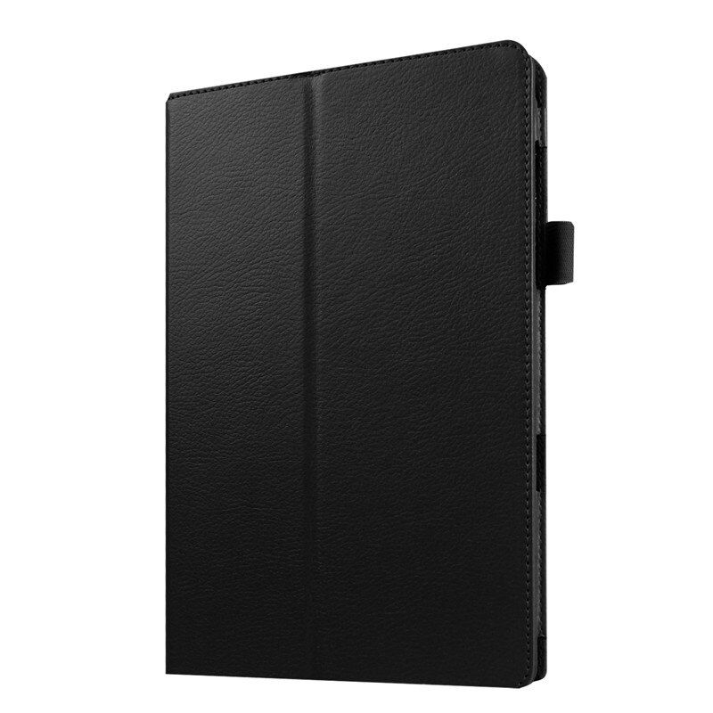 Pu Leather Case Voor Samsung Galaxy Tab Een A6 7.0 "T280 T285 SM-T280 SM-T285 Covers Case Tablet Business Flip stand Shell Funda: black