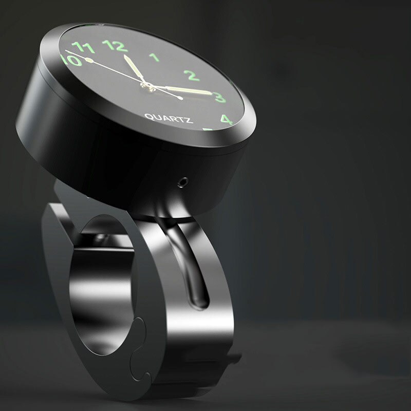 Reloj Universal para manillar de motocicleta, montaje de barra de agarre de mano, Dial, resistente al agua, para Scooter, bicicleta, ATV, 7/8&quot;