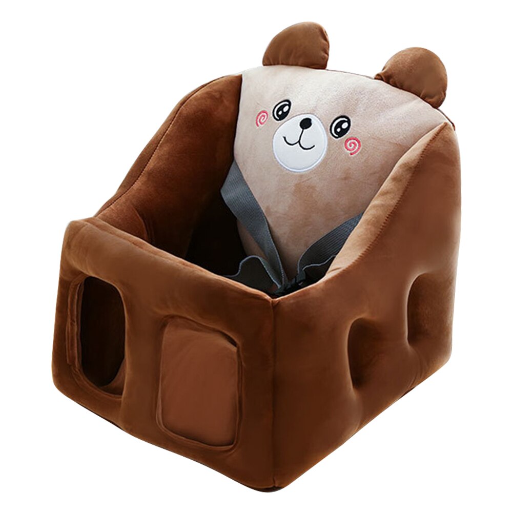 Baby Sofa Support Seat Cover Plush Chair Learning To Sit Comfortable Toddler Nest Puff Washable without Filler Cradle Sofa Chair: Dark Khaki