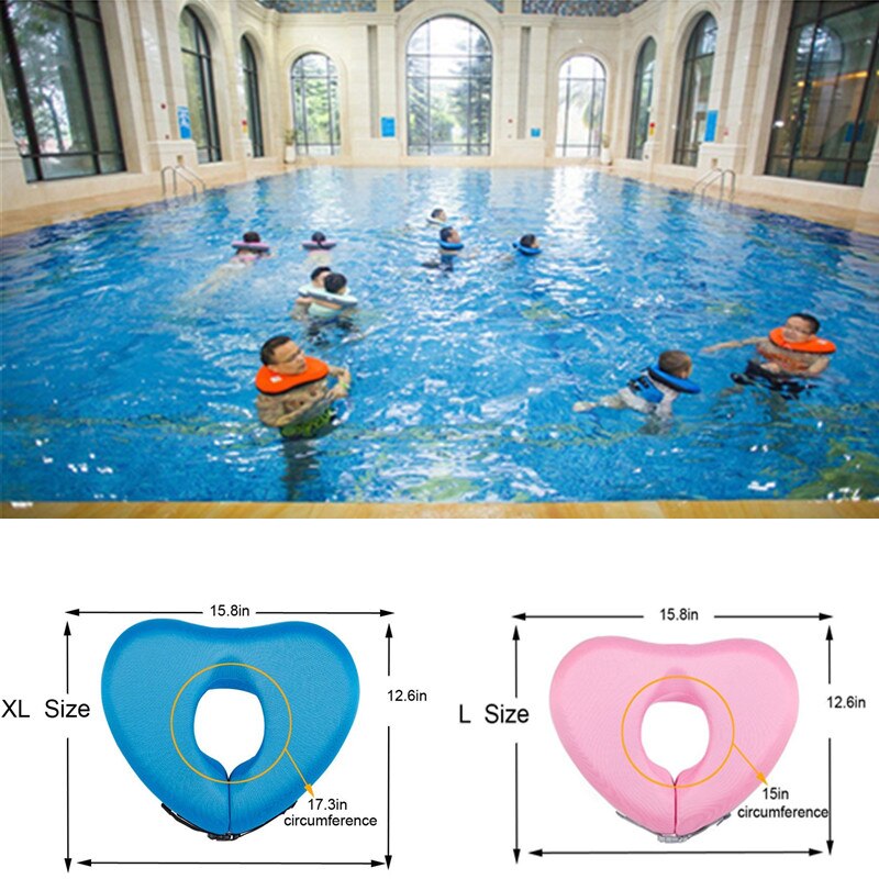 Summer Neck Swimming Float For Children Water Bath Training Exercises Fun Swimming Pool Toy Fits Adults and Teenagers