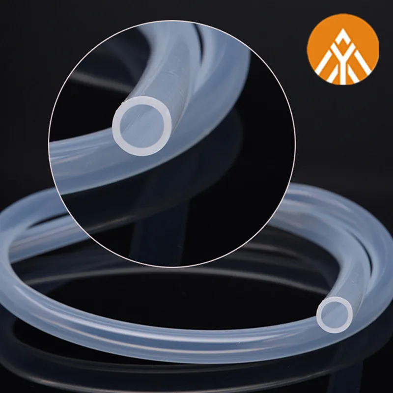 Tubo de silicona transparente de alimentaria, 1M/5M, manguera de goma de silicona, tubos blandos, tubo de silicona Flexible de goma segura
