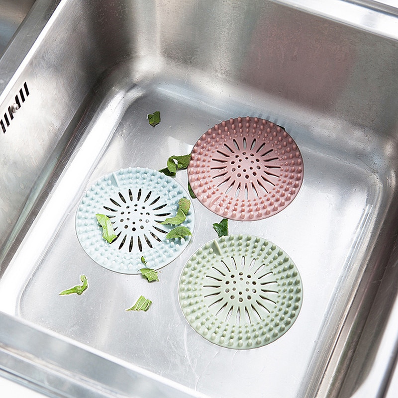 1 Pc Riool Monding Zeef Sink Filter Anti-blocking Afvoerputje Haar Stopper Catcher Keuken Badkamer Accessoires Producten