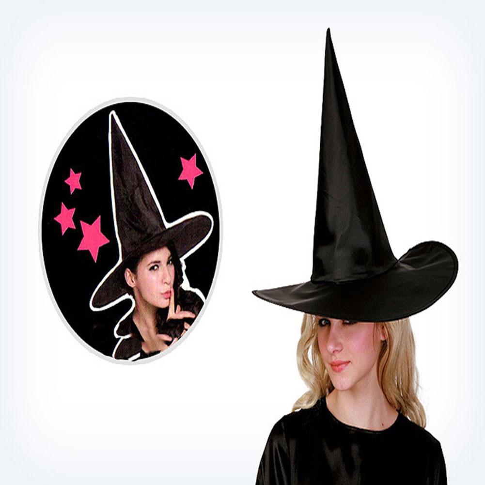 Vrouwen Caps Mannen Kinderen Kids Halloween Cosplay Party Wizard Heks Cap Hoed