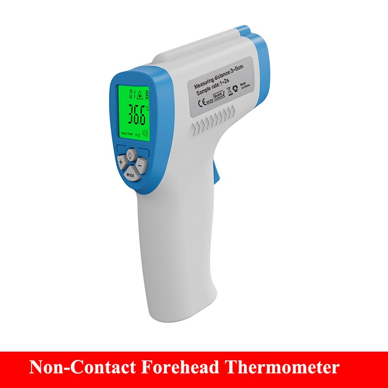 LCD Digital Infrared IR Forehead termometro Temperature Gauge gun Non Contact Temperature Measurement Device digital thermometre: Type 1