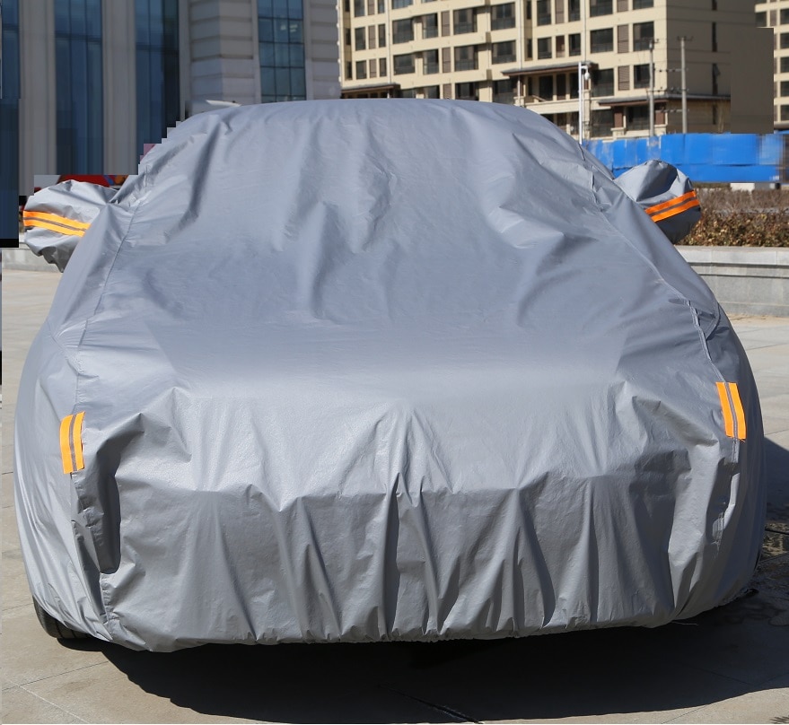 Bescherming Waterdichte Zon Auti-Uv Regen Sneeuw Auto Body Cover Peva Materiaal Met Goede Zware Gewicht Voor Sedan