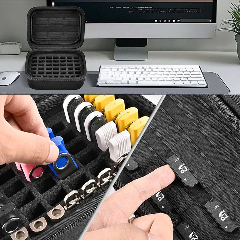 USB-Blitz-Laufwerk fallen SD Karte Daumen Laufwerk Halfter Organizer USB Lagerung fallen Lagerung fallen Halfter Elektronische Zubehör Organizer