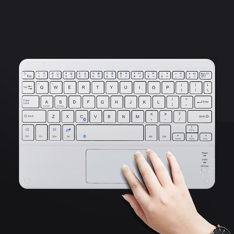 Touch Bluetooth Keyboard for Android Tablet Wireless Bluetooth Keyboard With Touchpad for iPad PC Computer Samsung Tab Tablet