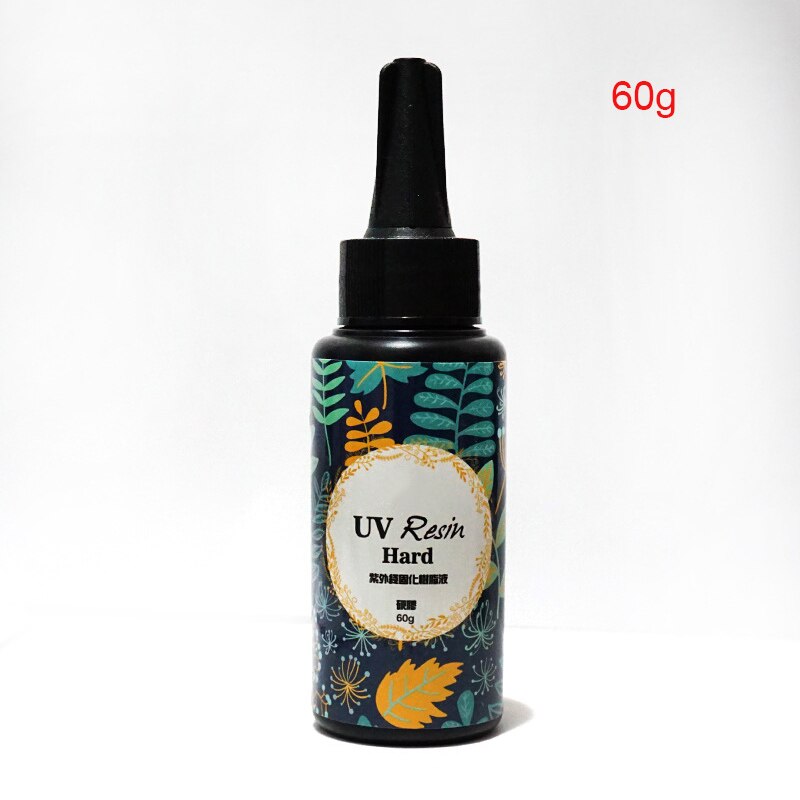 UV Ultraviolet Resin Gel Curing Quick-drying Non-toxic Transparent Sunlight Activated Hard DOD886: 60g