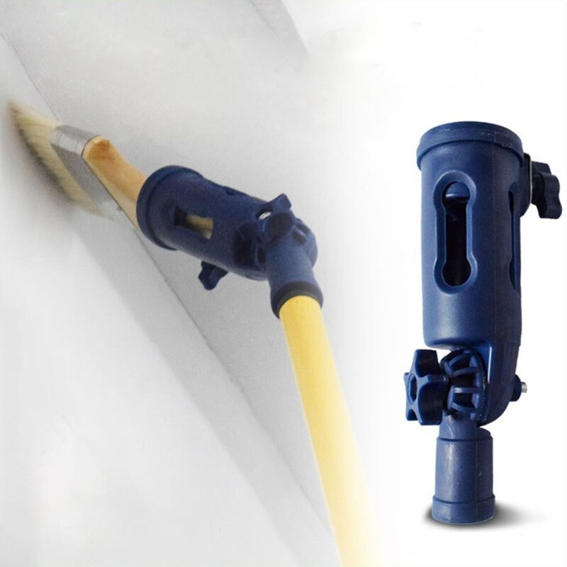 Extensor de pincel de pintura multiángulo, adaptador de rodillo de pintura, herramienta de pintura de sujeción de poste, extensor de pincel de pintura de techo y pared