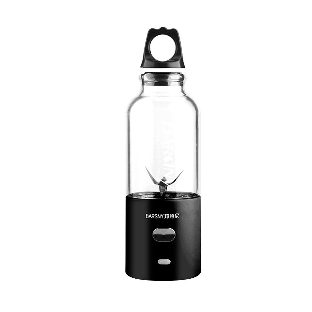 500ml multifunktionel elektrisk juicepresser kop bærbar usb charge juicer blender 6 blade frugtgrøntsagspressemaskine