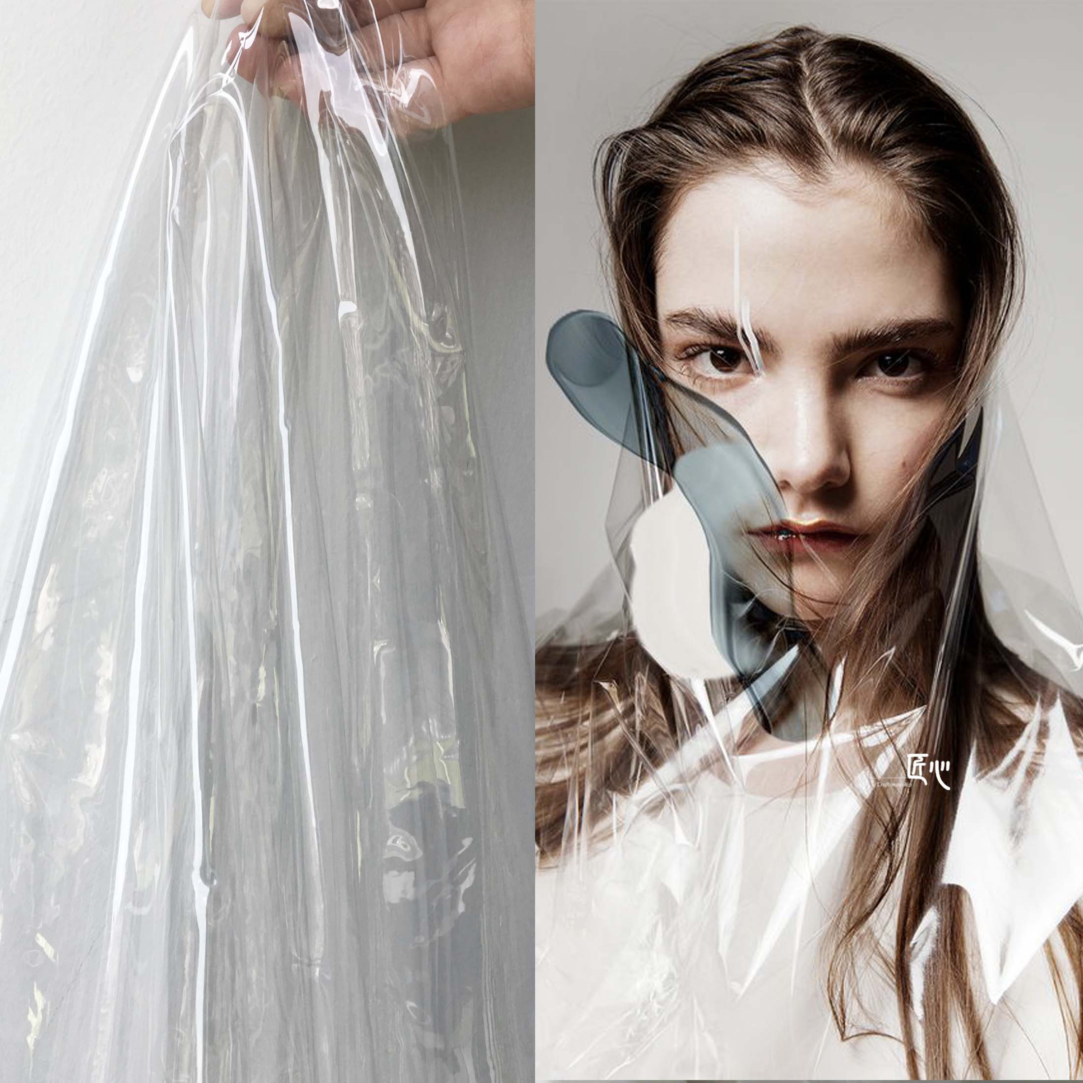 Tpu Stof Volledige Transparante Regenjas Film Waterdichte Plastic Materiaal Tas Transparante Tpu Pvc Stof Per Meter
