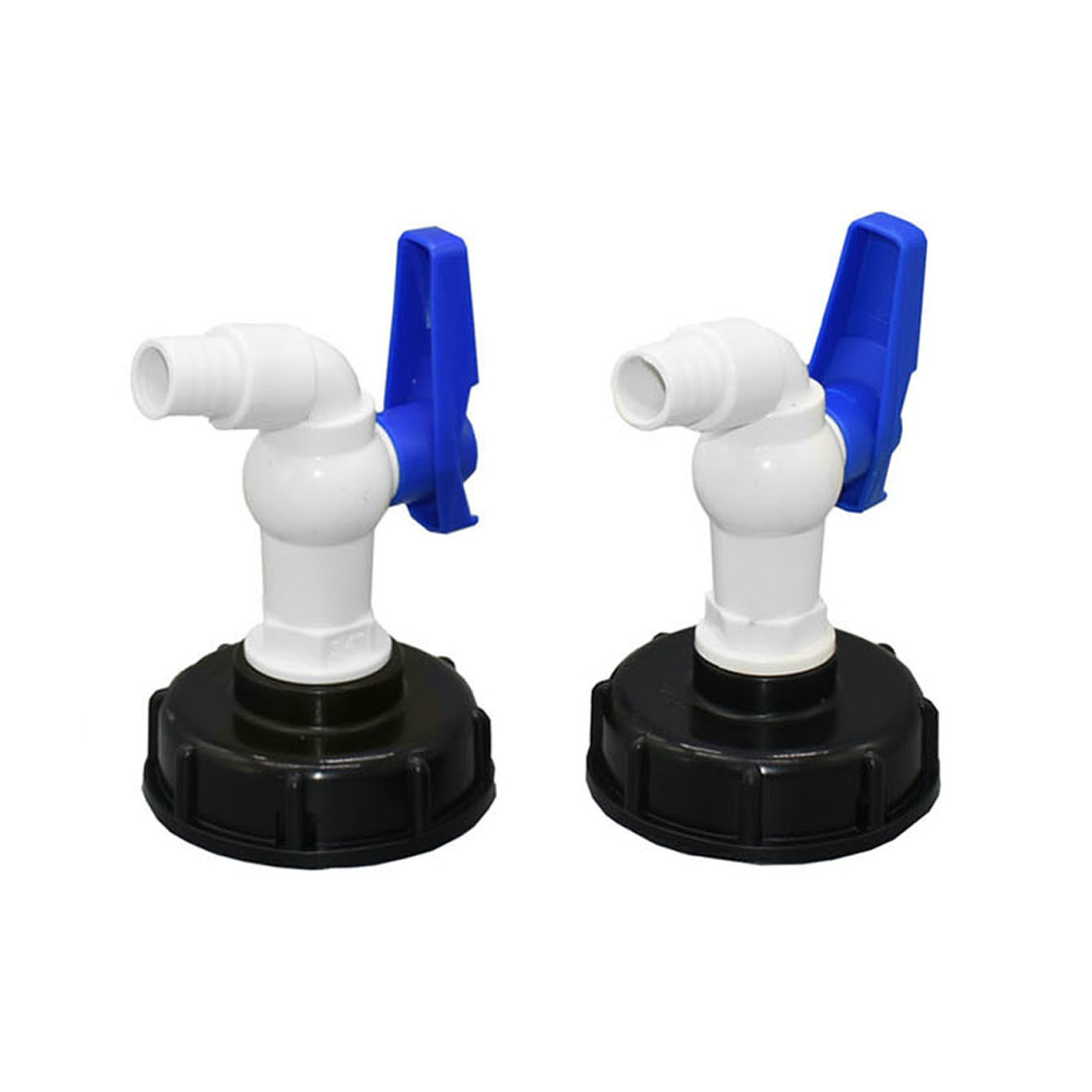 IBC Tank Tap Adapter Valve S60X6 Rough Carving Garden Quick Release Faucet 1/2 3/4 External Size