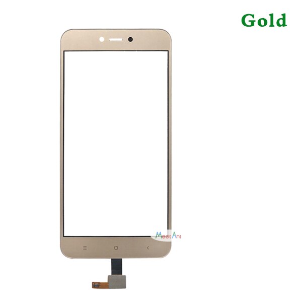 5.5'' For Xiaomi Redmi Note 5A Touch Screen Digitizer Sensor Outer Glass Lens Panel Black White Gold