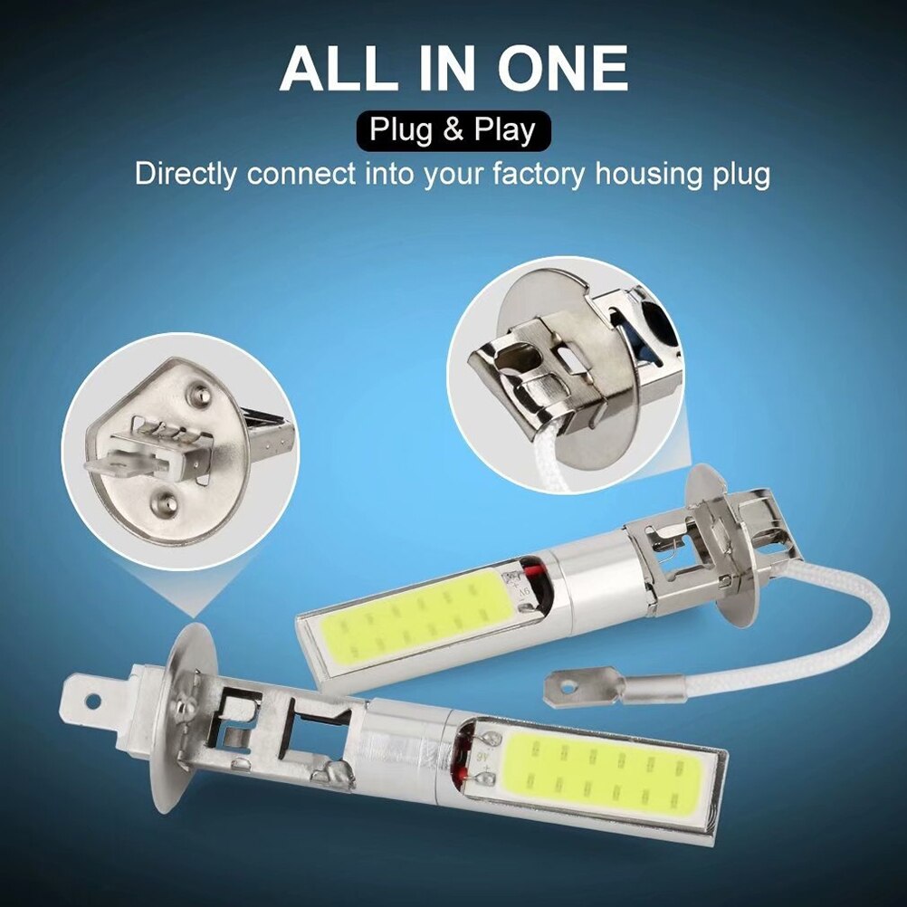 DC12V 4.8 W H3 4014 24SMD LED Lamp Auto Mistlamp Super Heldere Auto Koplampen