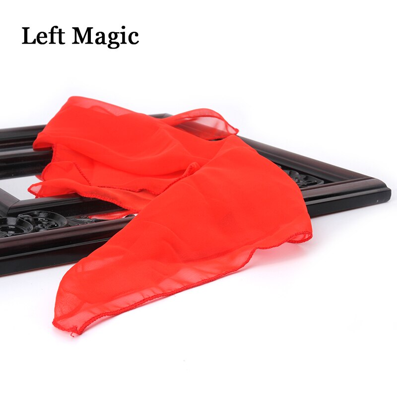 Zijden Sjaals Door Spiegel Goocheltrucs Spiegel Magic Props Gimmick Illusies Professionele Goochelaar Accessoires Mystory Joke