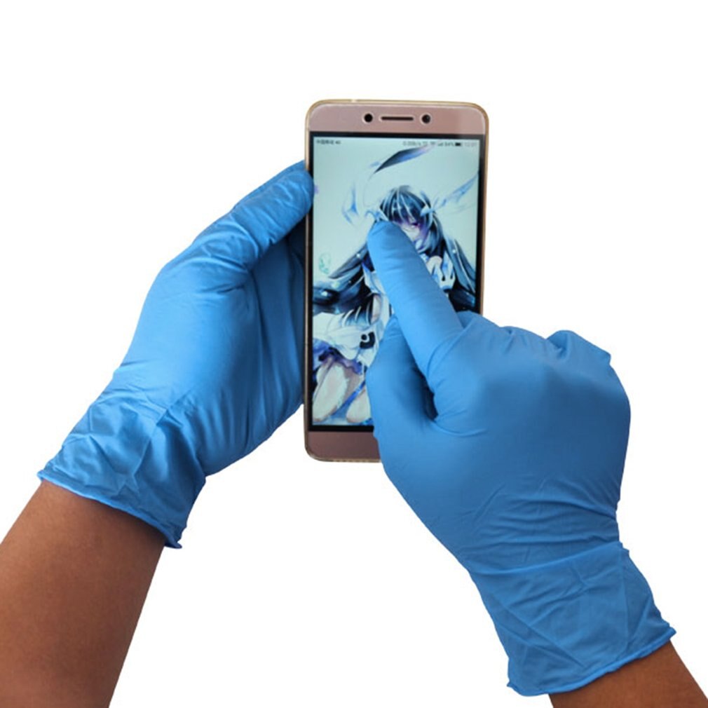 800/100PC Nitrile Disposable Gloves Waterproof Powder Free Latex Gloves For Household Kitchen Laboratory Cleaning Gloves