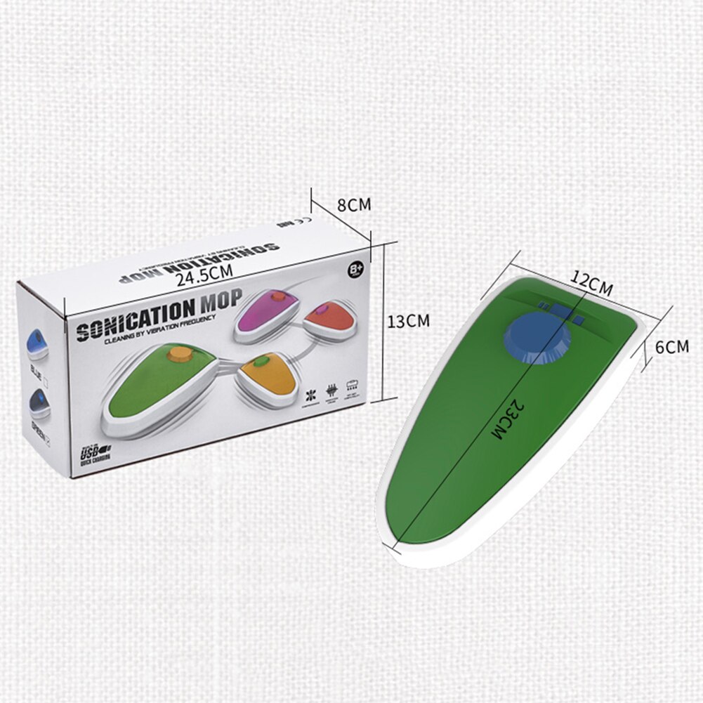 Sonic Vibration Floor Sweeping Machine Multifunctional Auto Rechargeable Sweeping Cleaner for Home Battery Included