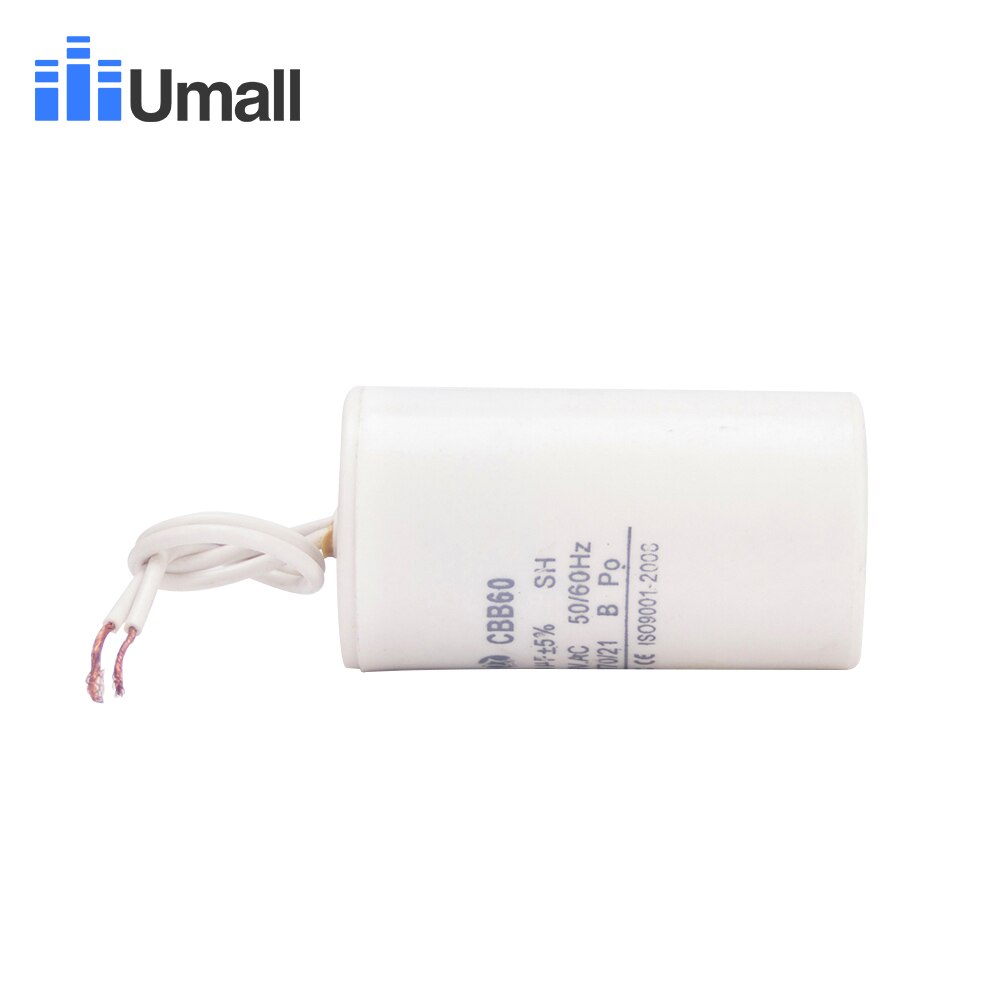 CBB60 450V 14uF motor start capacitor for electric machine two wires