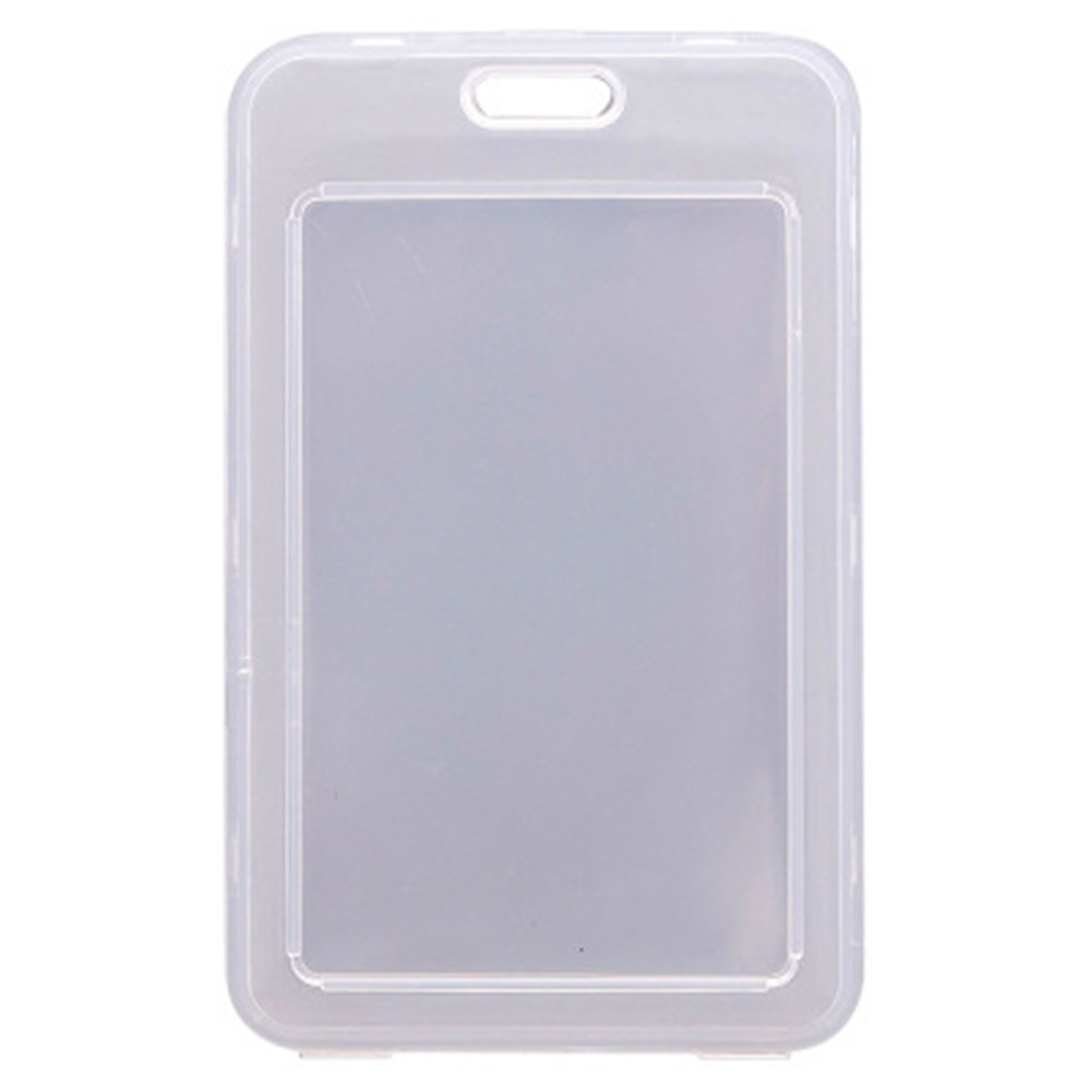 1 PCS Durable PVC ID Card Holders Dustproof Transparent Credit Card Protectors Business card Student Card Set