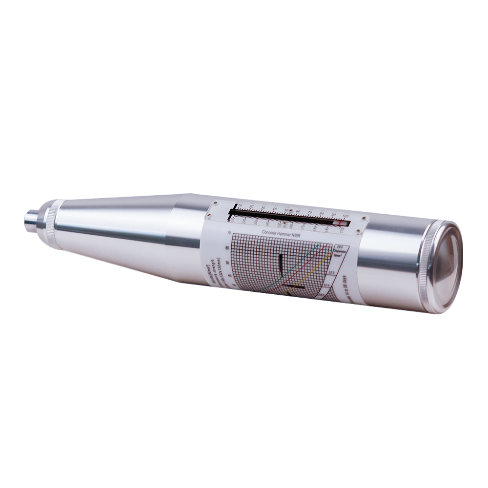 Martillo de rebote de plata de ZC3-A para esclerómetro de mortero zc3, martillo de prueba de hormigón, probador de dureza Schmidt plateado