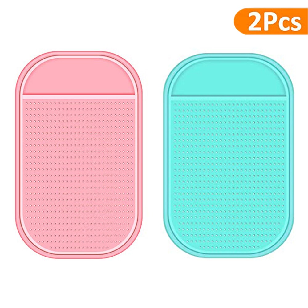 2/4/6 Stck Anti-Unterhose Klebrige matt Diamant Malerei Werkzeuge Tablett Nicht-Unterhose Matte Halfter für halten fach Diamant Stickerei Zubehör: Rosa und Grün