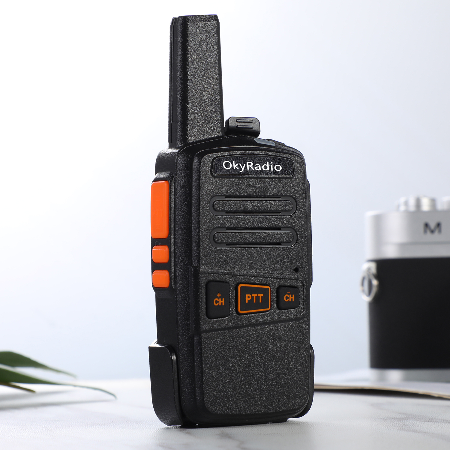 5W Power Werk Walkie-Talkie 6Km Call 4800Mah Batterij Real-Time Draagbare Waterdichte Sterke Anti Walkie-Talkie: Black-1pcs