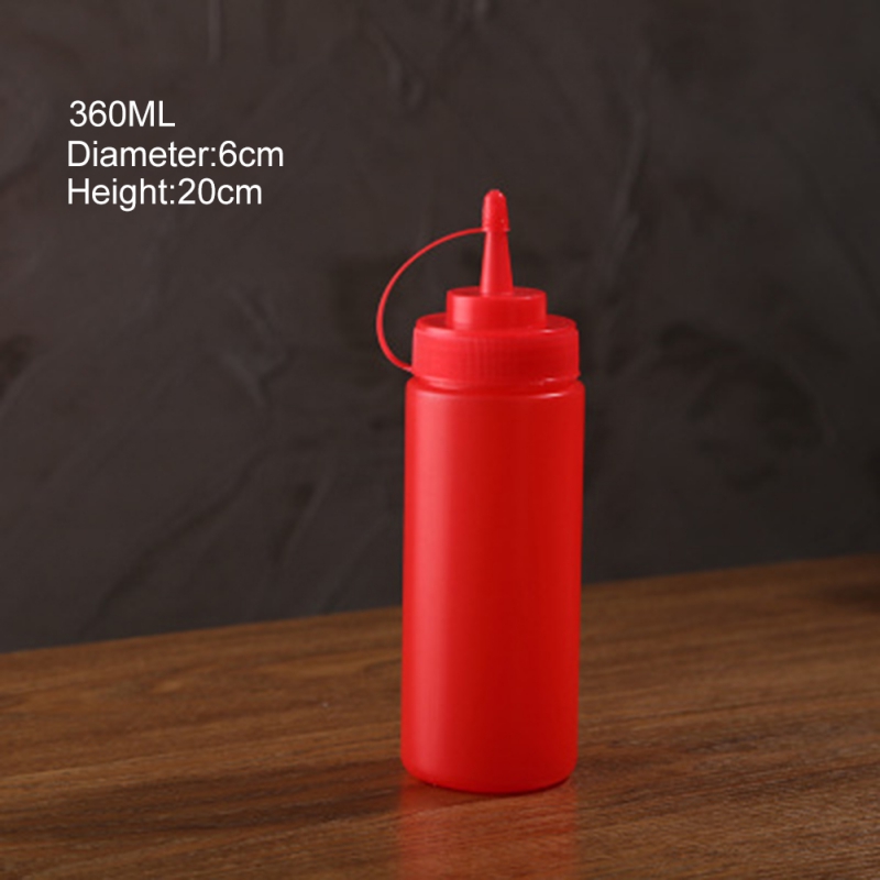 Squeeze Squirt Kruiderij Flessen met Twist Op Cap Deksels Ketchup Mosterd Mayo Sauzen Olijfolie Flessen Keuken Gadget: RM