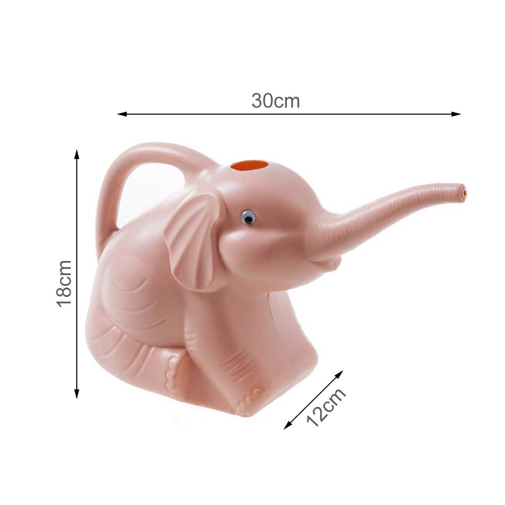 Regadera con forma de elefante para plantas suculentas, botella de agua de jardinería en maceta para flores de jardín doméstico, herramienta de riego: Rojo