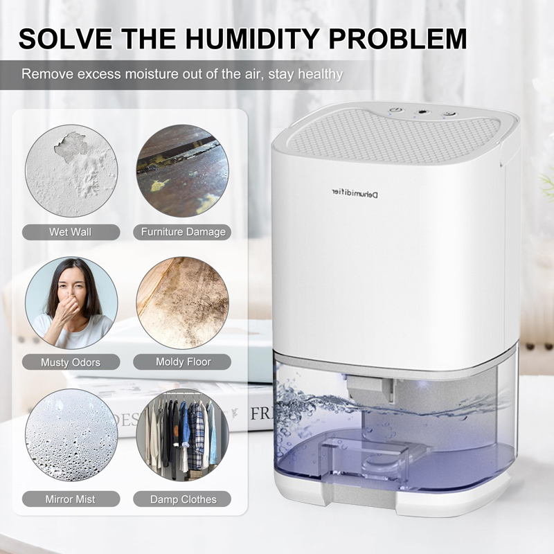 1000 ml Kapazität Feuchtigkeit Luftentfeuchter Luft Trockner Reiniger Stumm Anti-Schimmel Luftentfeuchter Für Büro Küche Deodorant Trockner