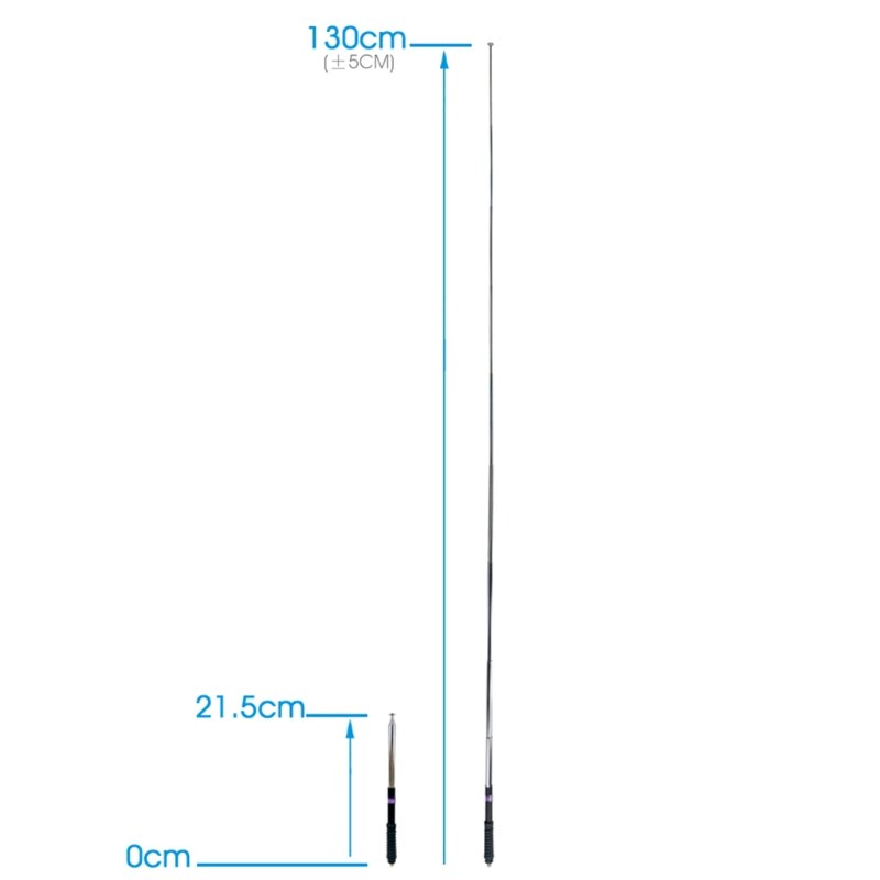 FP10120 Telescopic Antenna SMA-F VHF 136-174MHz for kenwood BAOFENG-UV-5R BF-888 R91A