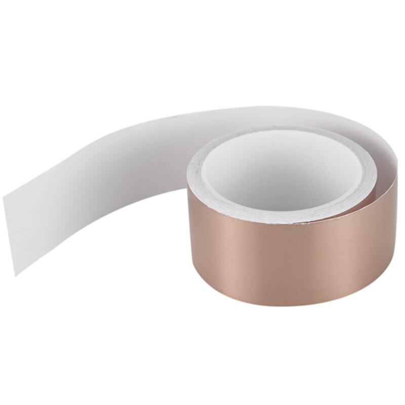 Dubbelzijdig Conduct Copper Foil Tape Masker Electronetic Afscherming Dubbele Side Geleidende Koperfolie Tape