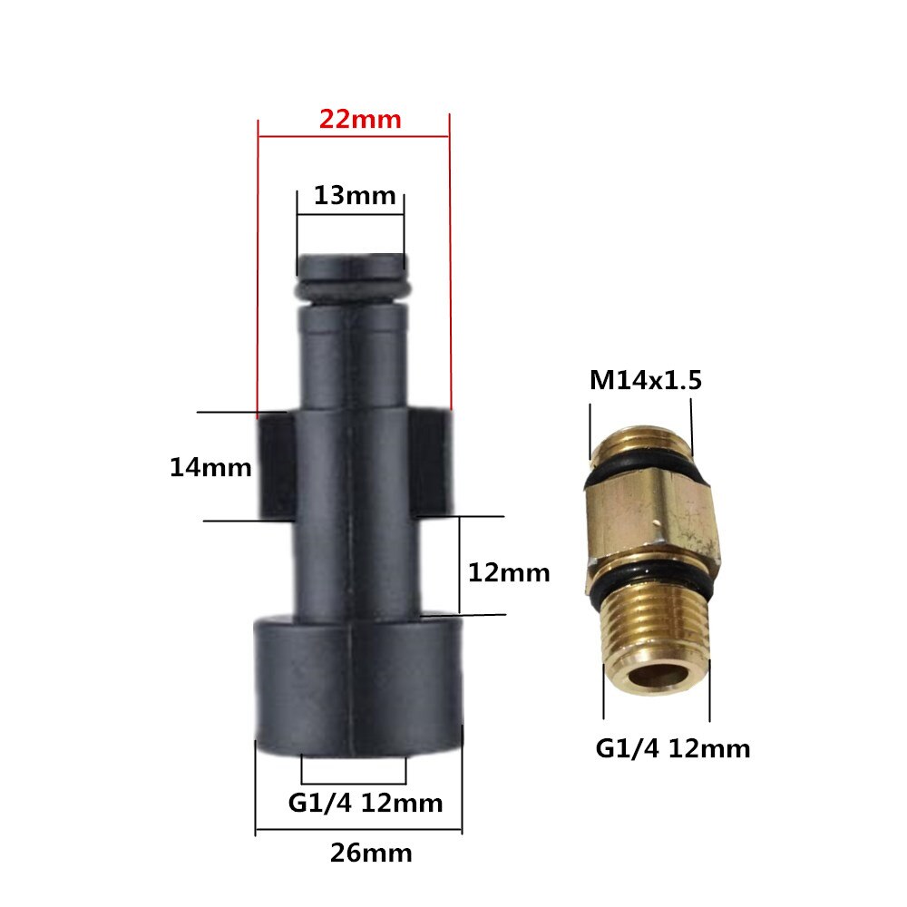 Hogedrukreiniger Adapter Voor Elitech/Texas/Hitachi Voor Sneeuw Foam Lance/Schuim Generator/Foam Gun auto Wasmachine Aansluiting