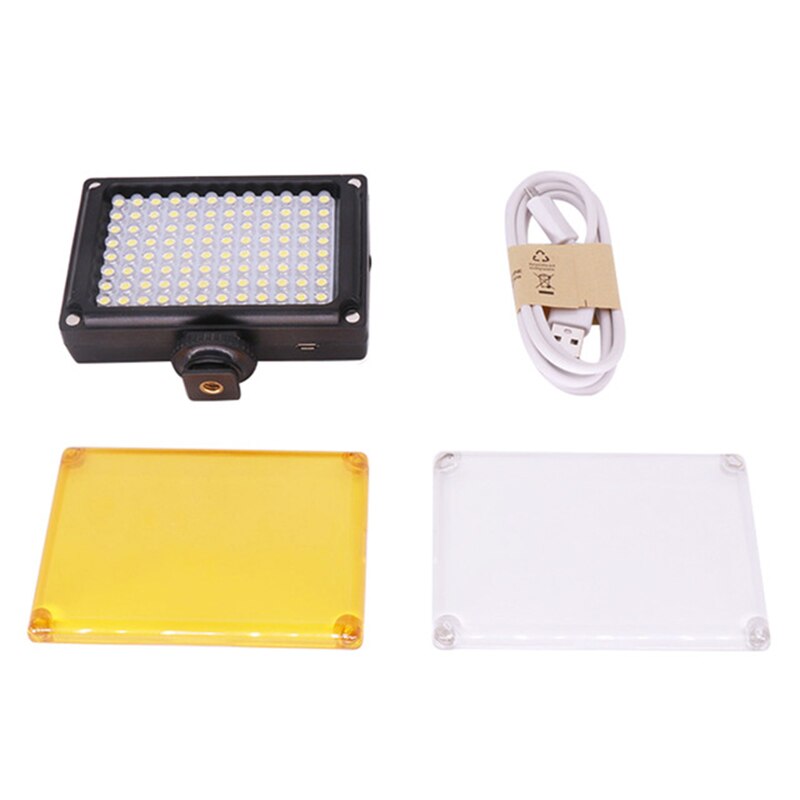 Oobest 112 led telefon video lys foto belysning på kamera sko led lampe til iphone xs max  x 8 videokamera canon nikon dslr