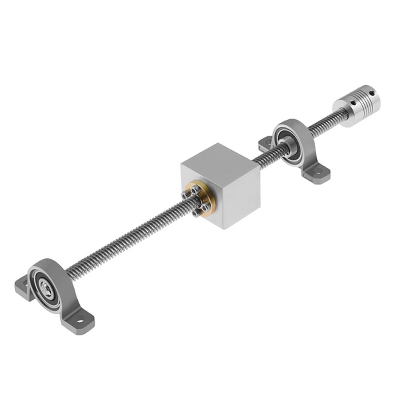 T8 Screw Kit Screw Set Horizontal or Vertical Screw Pitch 2mm Lead 8mm Length 200 300 400 500mm 3D Printer CNC Engraving Machine