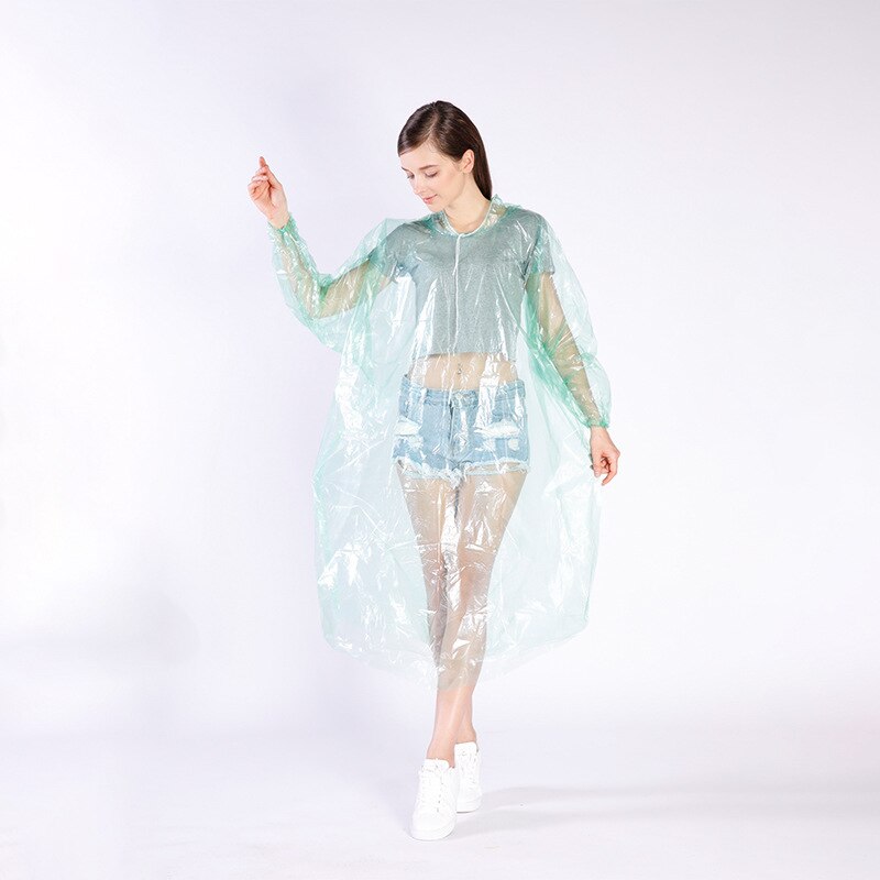 Wegwerp Regen Poncho Pack Voor Volwassen Regenjas In Bulk, Waterdicht Herbruikbare Pe Materiaal Voor Anti Fouling Barrière Beschermende Gown: E