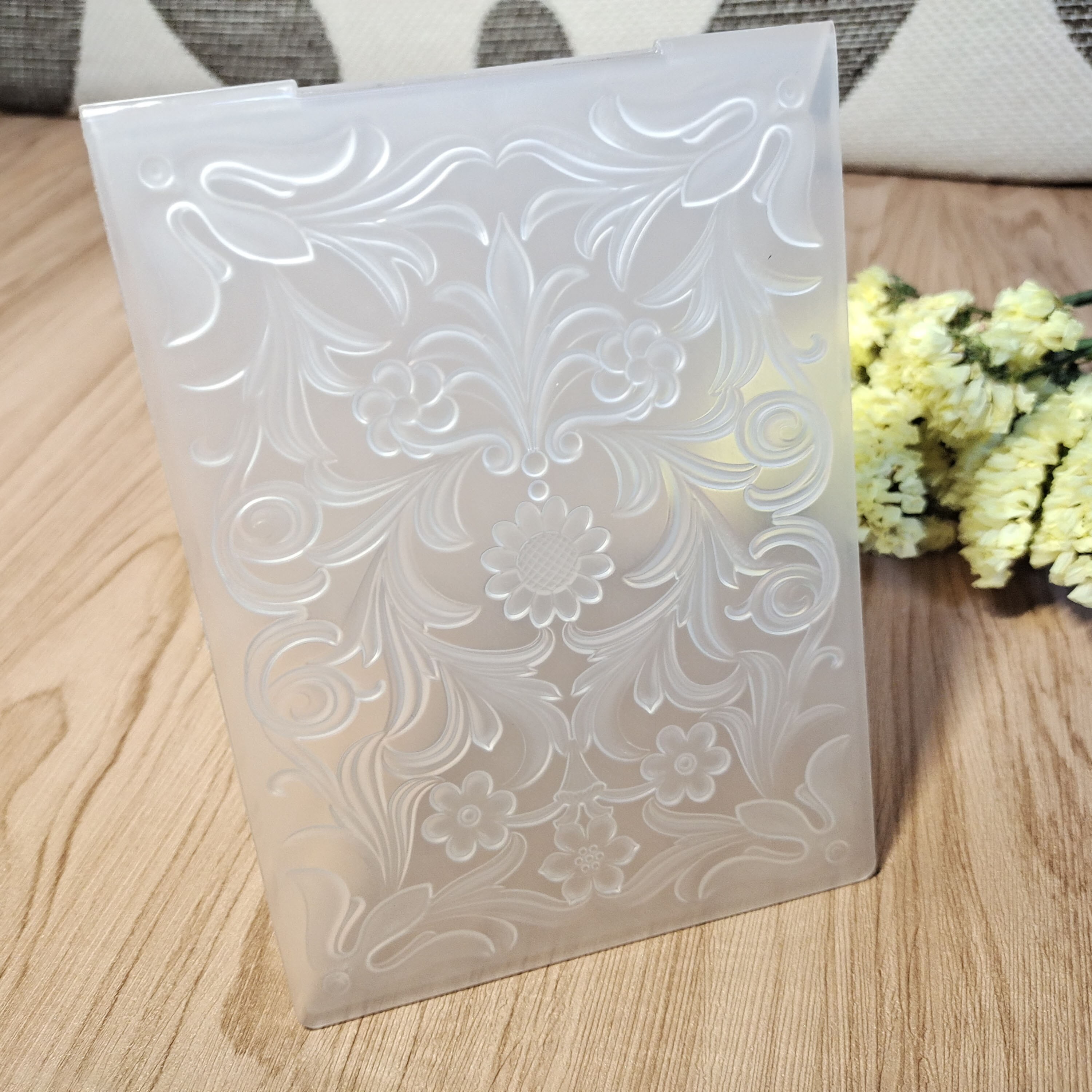 Wall Tiles/ 3D Bird / Flower/Various Patterns Embossing Folder For Scrapbooking DIY Photo Album Card Making Crafts