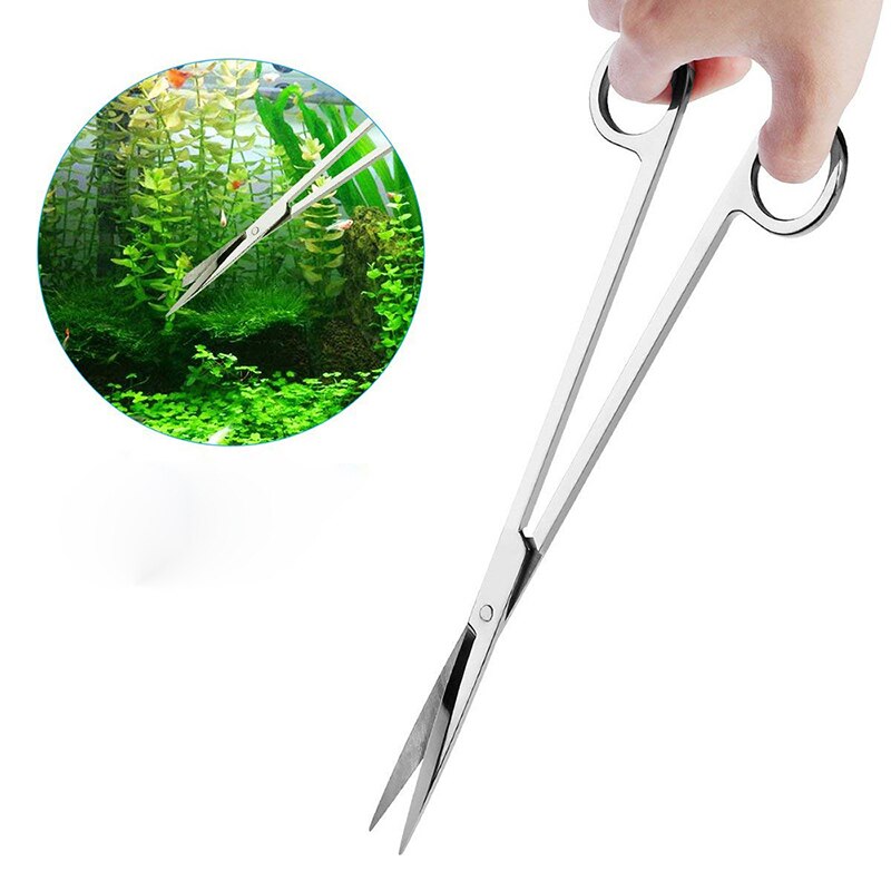 Aquarium Tank Aquascaping Tools Aquarium Scissor Tweezers Tool Stainless Steel Aquatic Plants Set for Aquarium Maintenance#