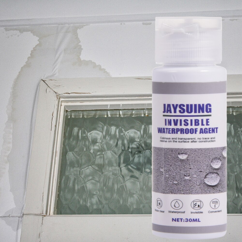 Sellador de reparación impermeable para techo, agente impermeable para reparación de pared Exterior, antifugas, Nano pegamento de pulverización, captura de fugas, 30ML