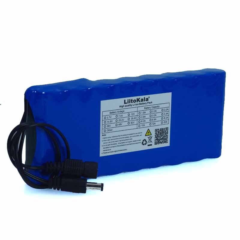 12 v 9.8Ah 9800 mah 18650 Oplaadbare batterijen 12 v Li-Ion batterij Bescherming Boord CCTV Monitor batterij + 12.6 v 1A Charger