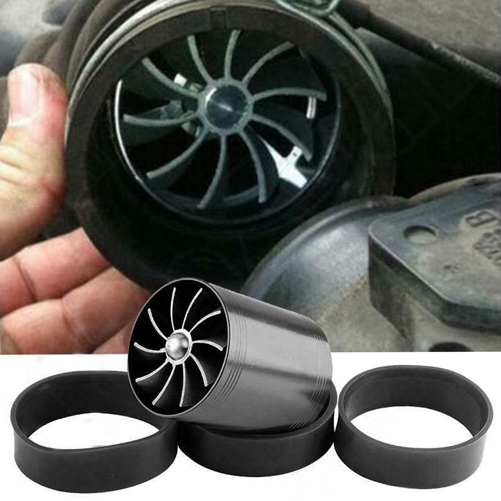 Double-sided Turbocharger Automobile Turbo Compressor Retrofit Accessories Car Intake Power L Engine Saver Fuel E3I3