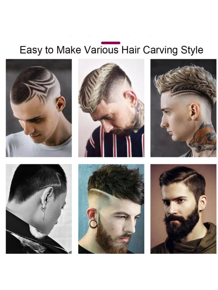 Electric Outliner Hair Clippers Cordless Rechargeable Barber Grooming Kits 517C