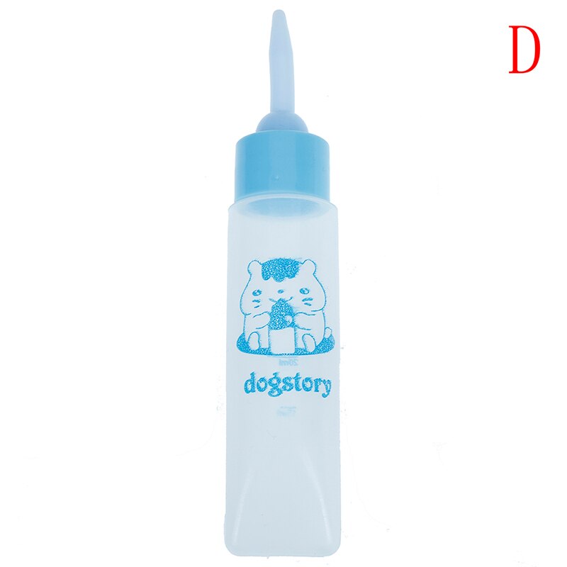 1Pcs Pet Melk Fles 30Ml Siliconen Tepel Kleine Dier Voeden Hamster Kat Honden Puppy: D