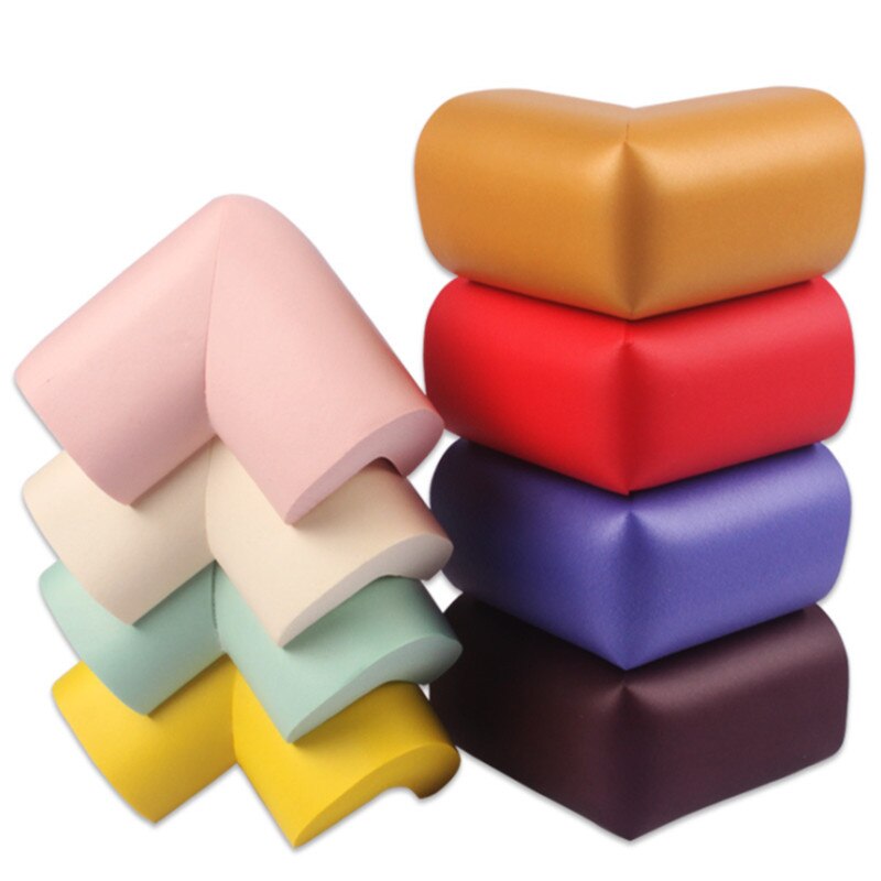 4pcs/lot Soft Edge Corner Guards Table Desk Corner Protector Baby Safety Edge Corner Guards kids baby Protection Tape Cushion