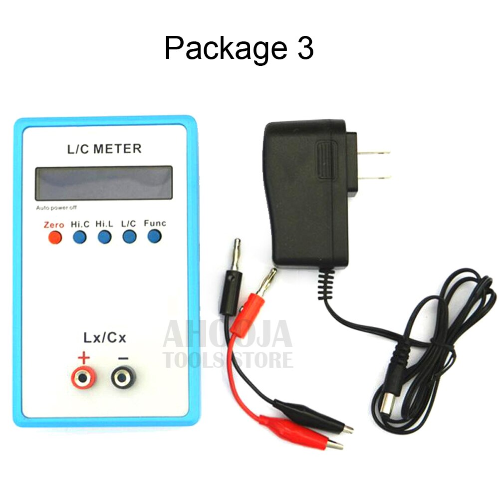 Digital Display High-Precision Handheld Inductance Capacitance Table LCR Digital Electricity Bridge Meter Measuring Instrument